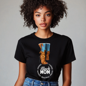 T-Shirt Black Mom