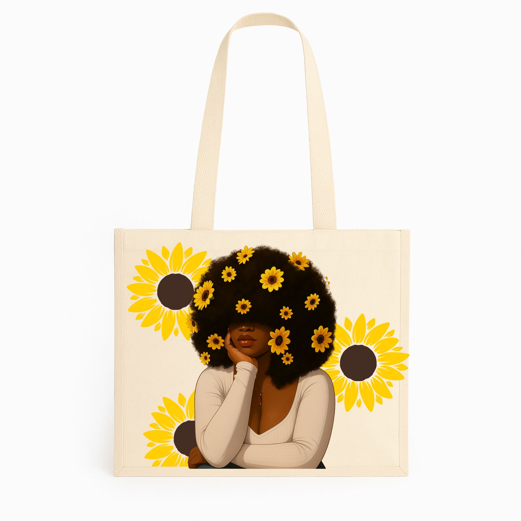 Tote Bag – Afro Tournesol