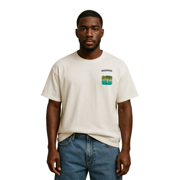 T-Shirt Unisexe Oversize Gwada Carbet – Image 3