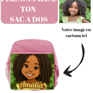 Sac à Dos Maternelle Afro Kids Personnalisé