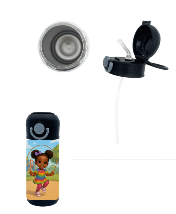 Gourde Isotherme Afro Kids – Récré – Image 3