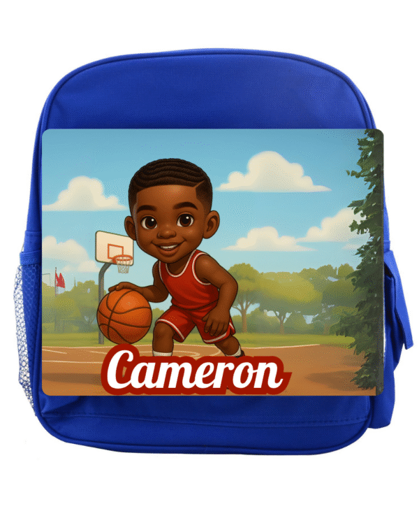 Sac à Dos Maternelle Afro Kids – Basketball – Image 2