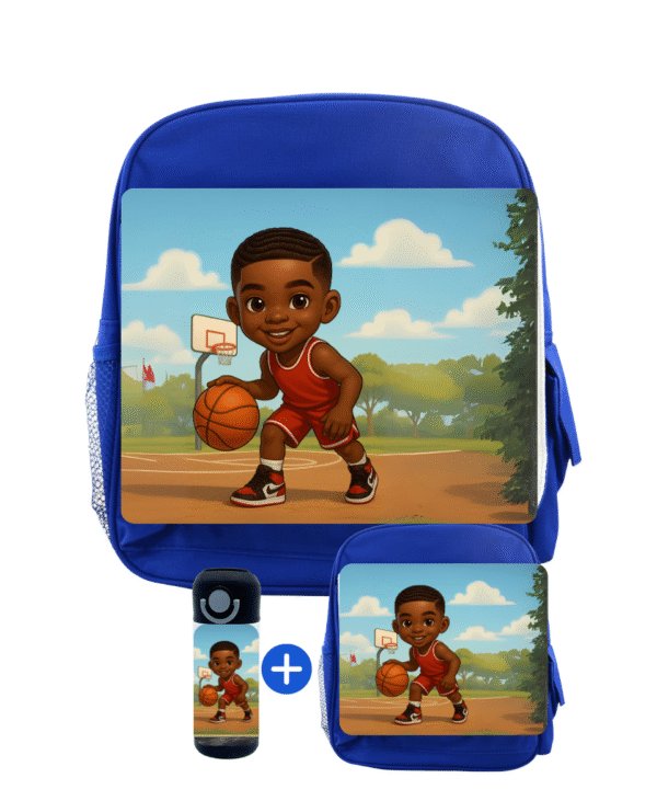 Sac à Dos Maternelle Afro Kids – Basketball – Image 8