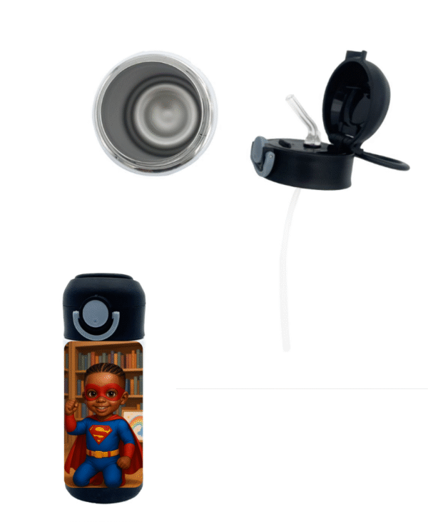Gourde Isotherme Afro Kids – Super Boy – Image 3