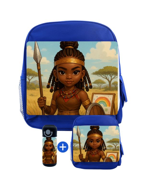 Sac à Dos Maternelle Afro Kids Fille – Amazone Dahomey – Image 8