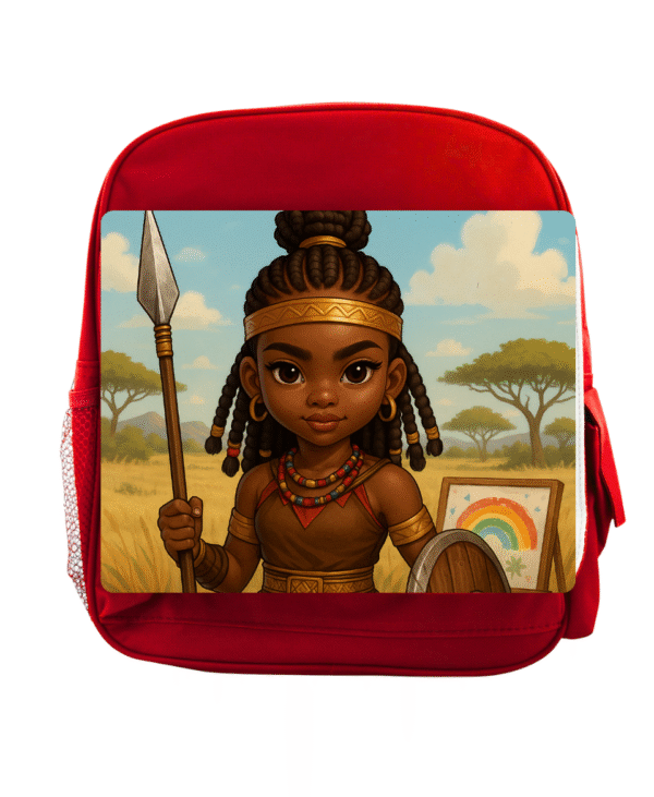 Sac à Dos Maternelle Afro Kids Fille – Amazone Dahomey – Image 3