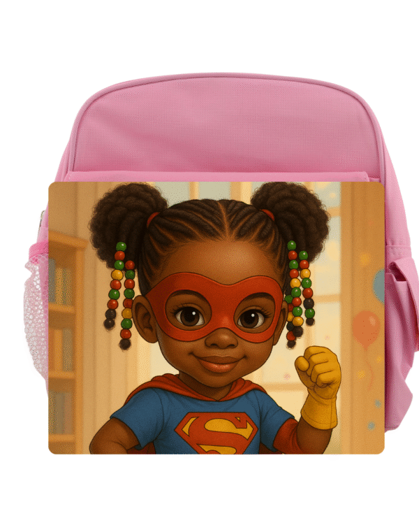 Sac à Dos Maternelle Afro Kids Fille – Super Girl