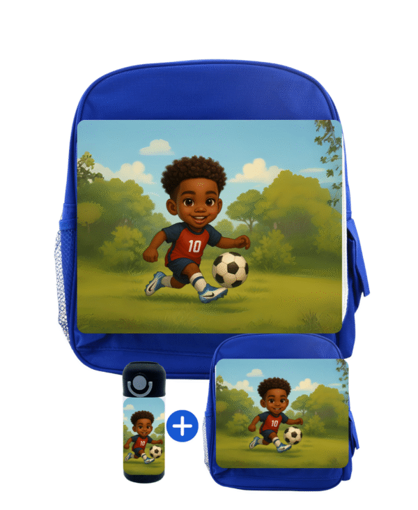 Sac à Dos Maternelle Afro Kids – Foot – Image 2