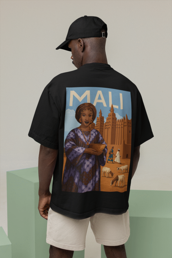 T-Shirt Unisexe Oversize Mali 2