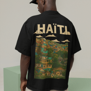 T-Shirt Unisexe Oversize Haïti Port au Prince