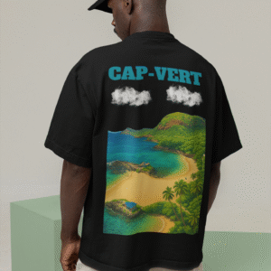 T-Shirt Unisexe Oversize CAP-VERT Plage