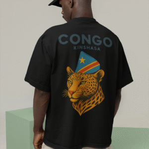 T-Shirt Unisexe Oversize Congo Kinshasa