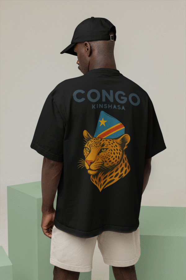 T-Shirt Unisexe Oversize Congo Kinshasa