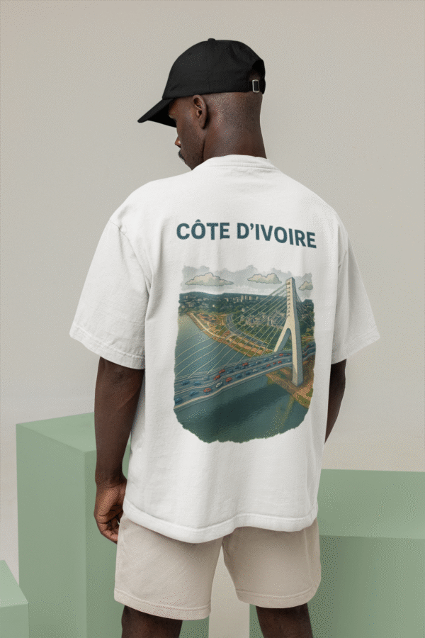 T-Shirt Unisexe Oversize Côte d'Ivoire - Pont Ado – Image 2