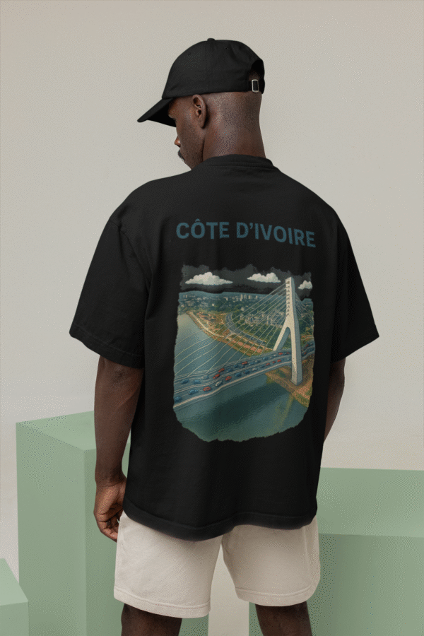 T-Shirt Unisexe Oversize Côte d'Ivoire - Pont Ado