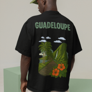 T-Shirt Unisexe Oversize Guadeloupe La Grande Soufrière