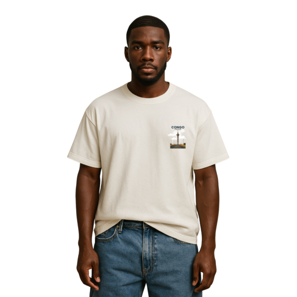 T-Shirt Unisexe Oversize Congo Place de l'échangeur – Image 2