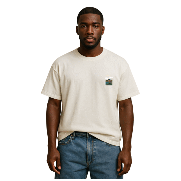 T-Shirt Unisexe Oversize Haïti Plage – Image 2