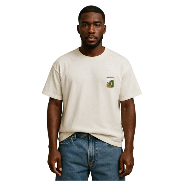 T-Shirt Unisexe Oversize Cameroun 2 – Image 2