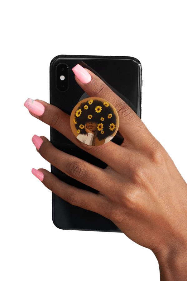 Pop Socket Afro Tournesol