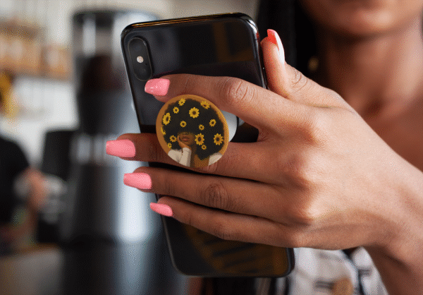 Pop Socket Afro Tournesol – Image 3