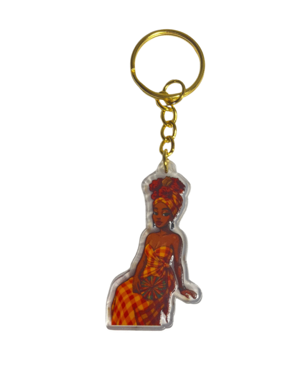 Porte-clés Afro Chic – Madras