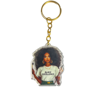 Porte-clés Afro Chic – Black Excellence