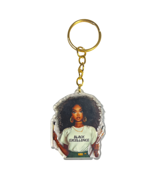 Porte-clés Afro Chic – Black Excellence