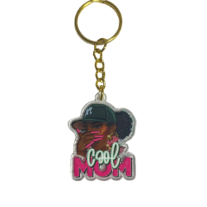 Porte-clés Afro Chic – Cool Mom