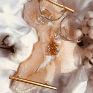 Collection Afrique Luxury – Plateau & Sous-verres