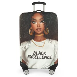Housse de Valise Black Excellence – Voyage avec Fierté, Style et Identité