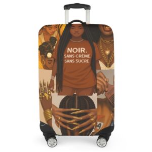 Housse de Valise Crème – Voyage avec Fierté, Style et Identité