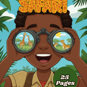 Colorie-moi un Safari – Livre de Coloriage Aventure dans la Savane