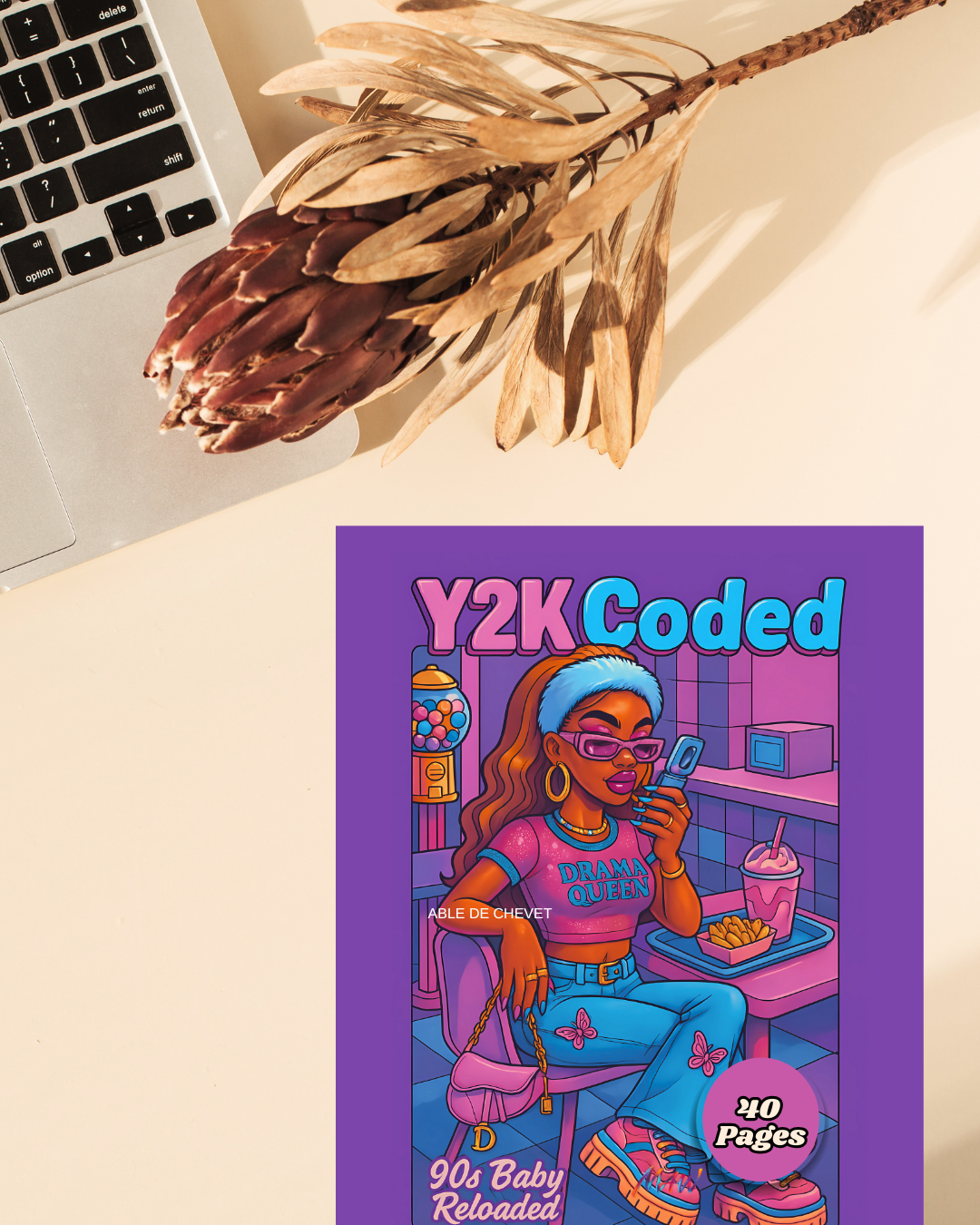 Livre de Coloriage – Vibes 2000’s Black Girls – Image 3