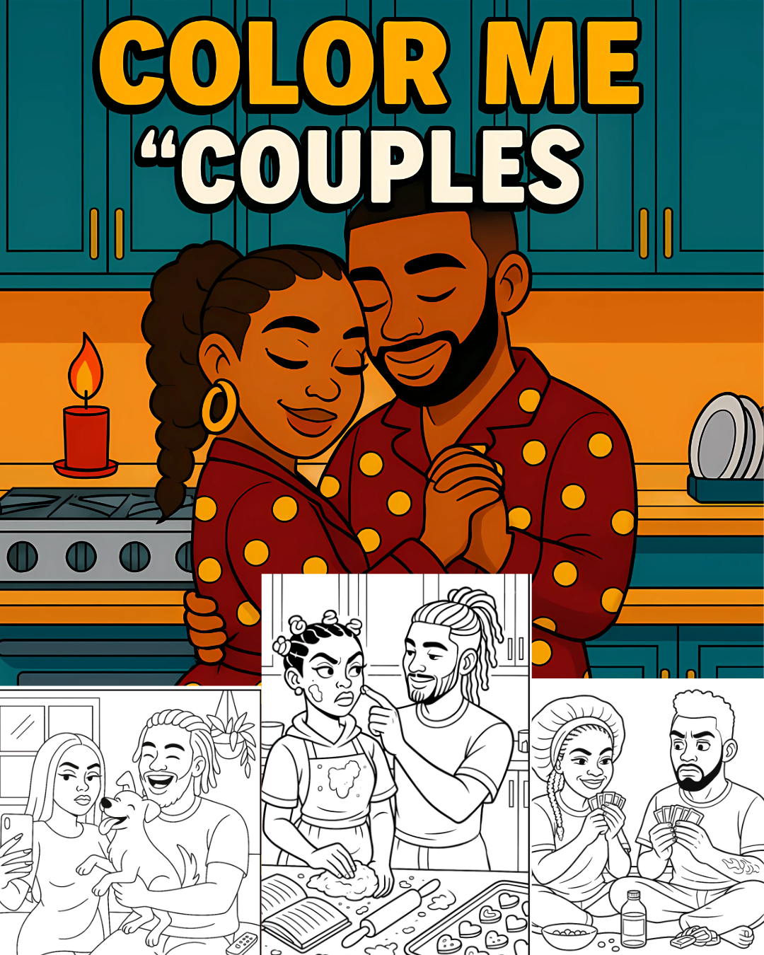 Livre de Coloriage – Black Love – Image 2